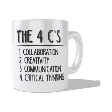 The 4 C's  Coffee and Tea Ceramic  Mug 11oz