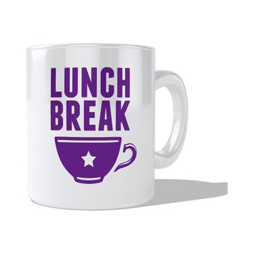 Lunch Break  Coffee and Tea Ceramic  Mug 11oz