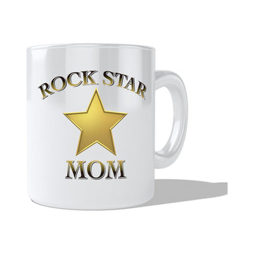 Rock Star Mom  Coffee and Tea Ceramic  Mug 11oz