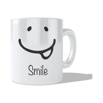 Smile  Coffee and Tea Ceramic  Mug 11oz