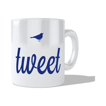 Tweet  Coffee and Tea Ceramic  Mug 11oz