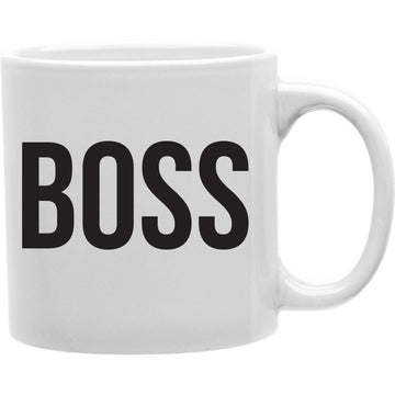 BOSS Mug Coffee and Tea Ceramic  Mug 11oz