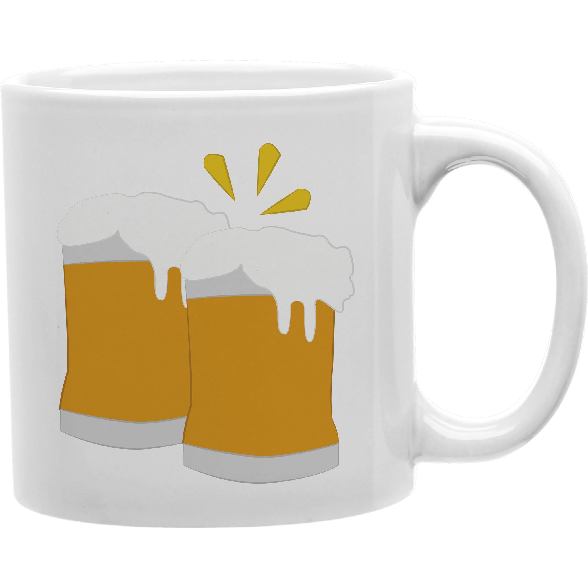 BEER EMOJI Mug  Coffee and Tea Ceramic  Mug 11oz