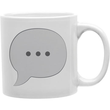 thought bubble Emoji coffee Mug  Coffee and Tea Ceramic  Mug 11oz