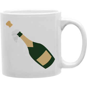 champagne Emoji coffee Mug  Coffee and Tea Ceramic  Mug 11oz