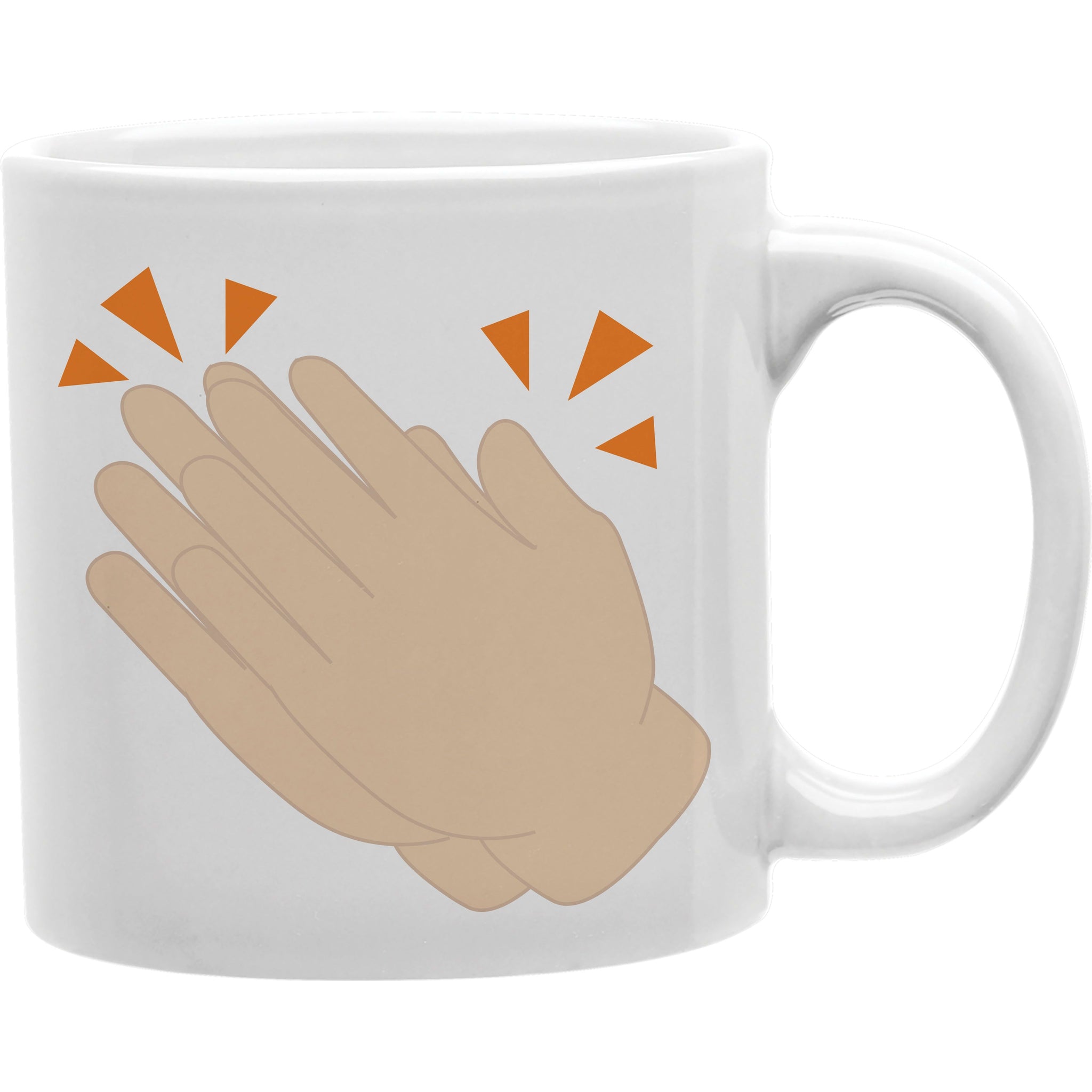 clap hands Emoji coffee Mug  Coffee and Tea Ceramic  Mug 11oz