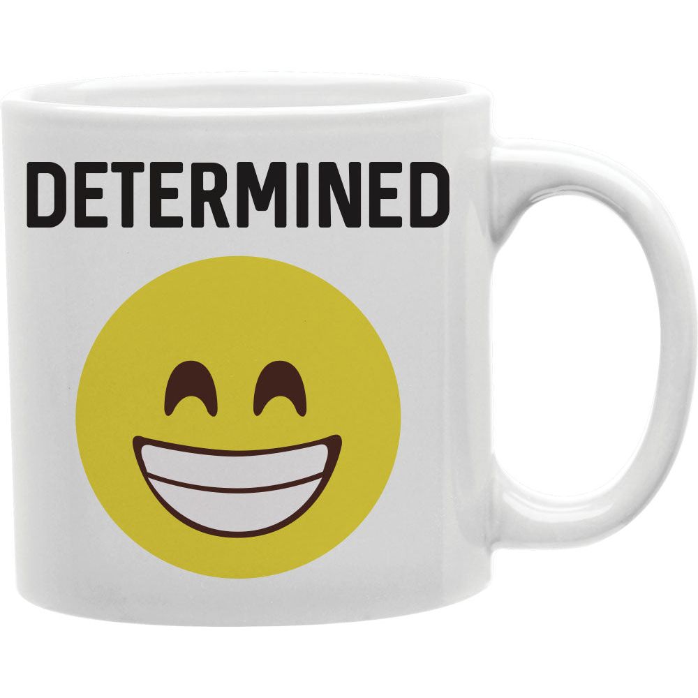 Determined Emoji Face  Coffee and Tea Ceramic  Mug 11oz