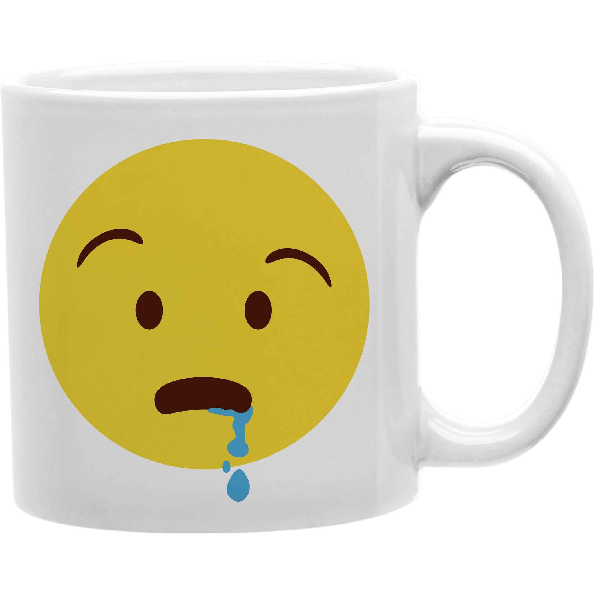 Drool Emoji Mug  Coffee and Tea Ceramic  Mug 11oz