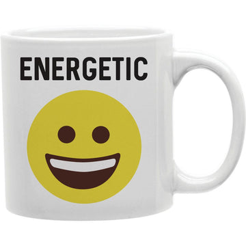 Energetic Emoji Mug  Coffee and Tea Ceramic  Mug 11oz