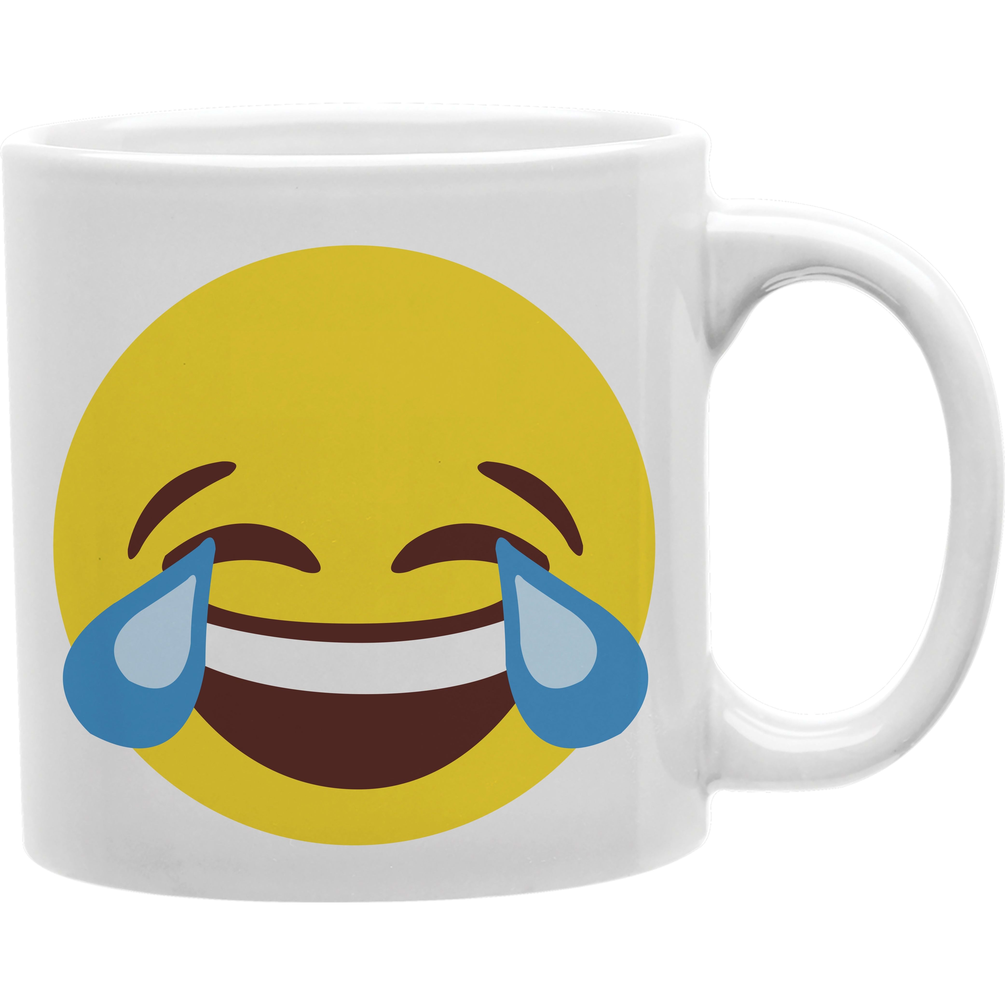 laugh face Emoji coffee mug