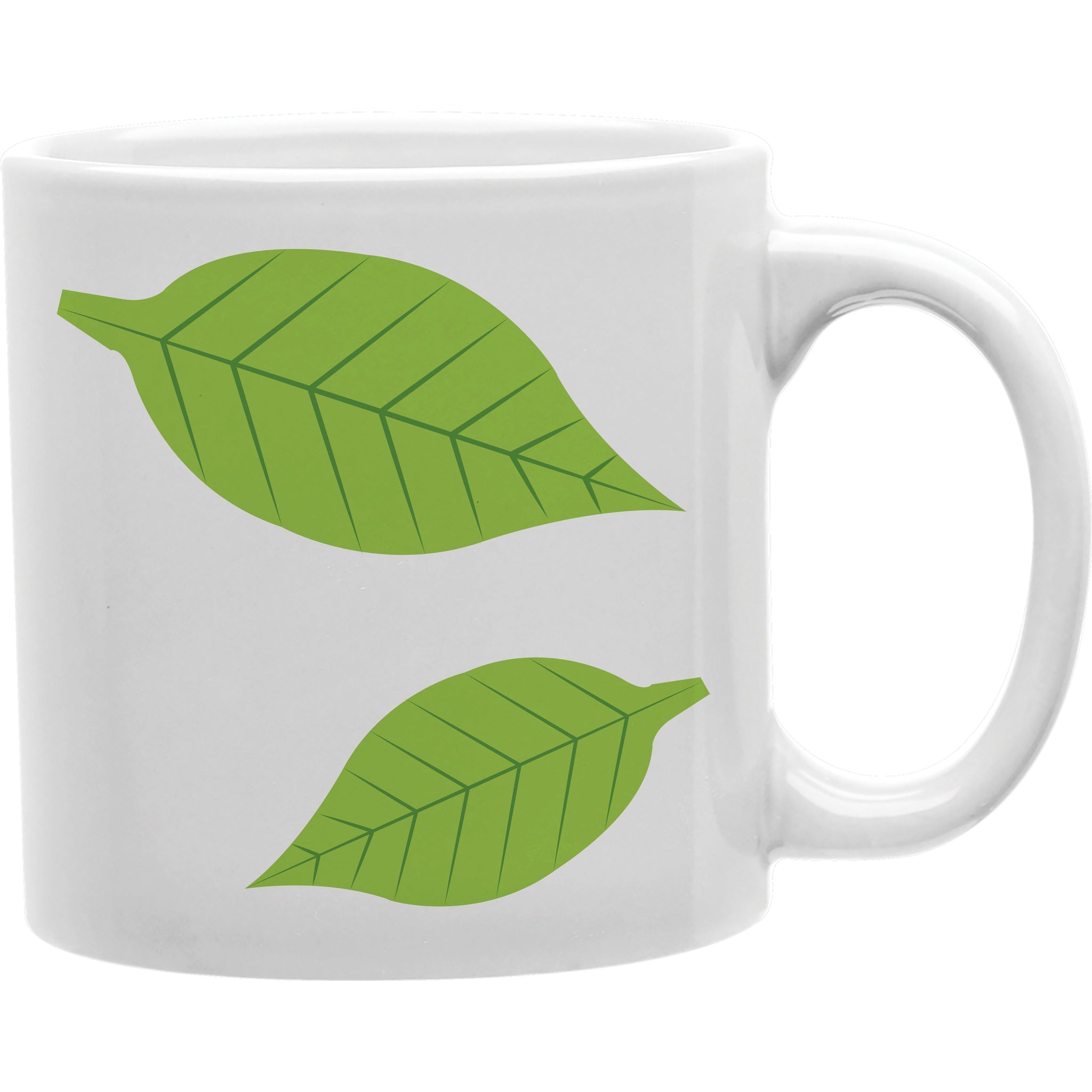 LEAVES EMOJI Mug  Coffee and Tea Ceramic  Mug 11oz