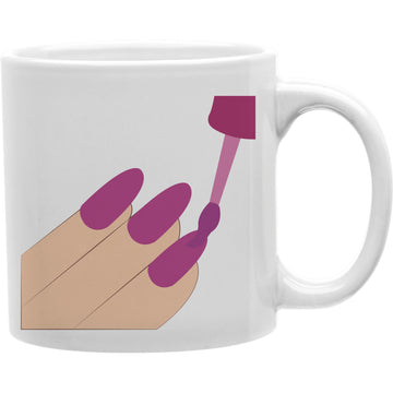 paint nails Emoji coffee Mug  Coffee and Tea Ceramic  Mug 11oz