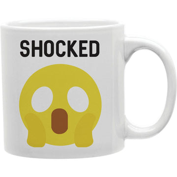 Shocked Emoji Face  Coffee and Tea Ceramic  Mug 11oz