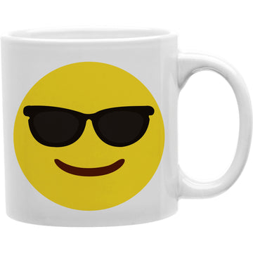 sunglasses face Emoji coffee Mug  Coffee and Tea Ceramic  Mug 11oz