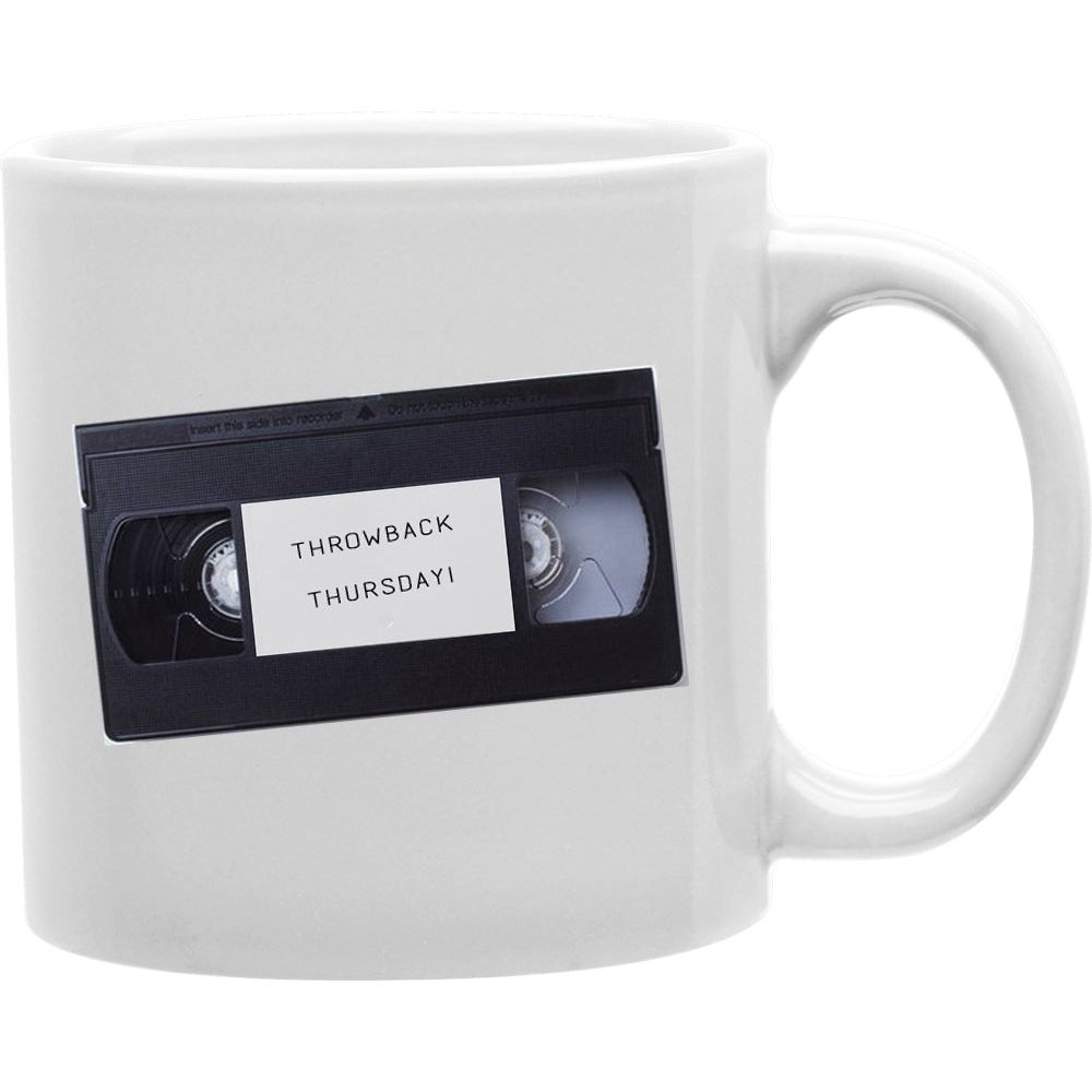 Throwback Thursday Tape  Coffee and Tea Ceramic  Mug 11oz