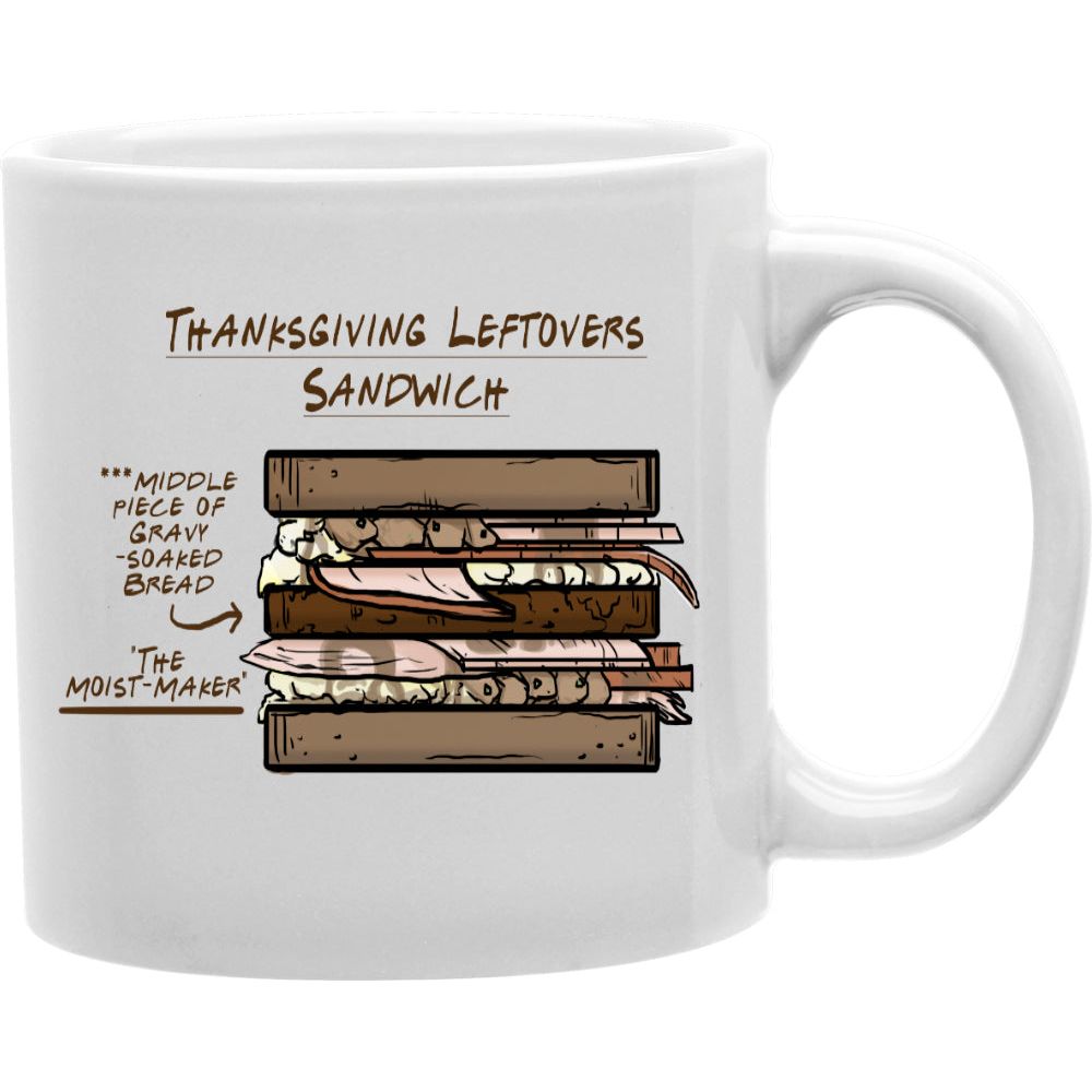 MY SANDWICH - "Friends" Thanksgiving Sandwich Coffee Mug Coffee and Tea Ceramic  Mug 11oz