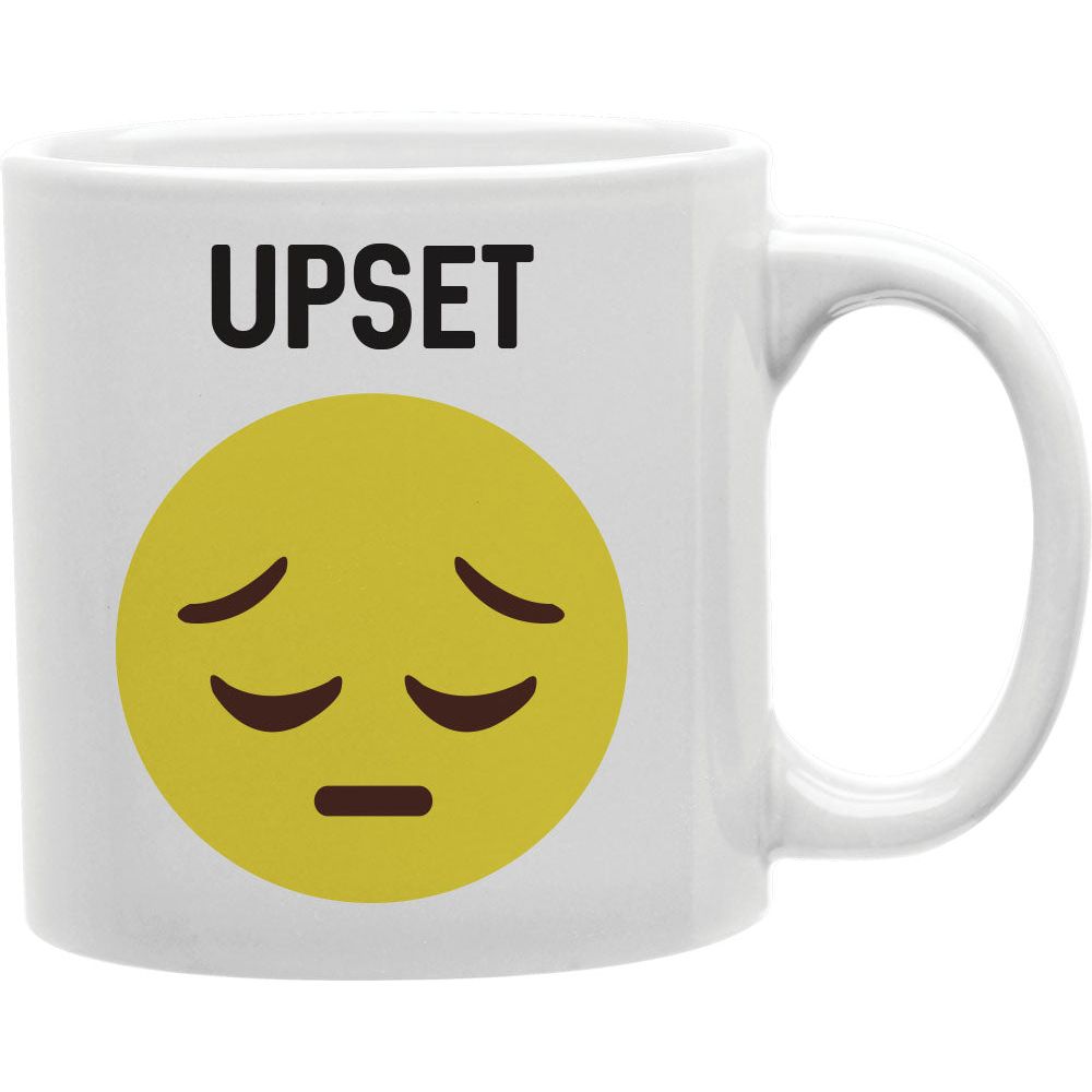 Upset Emoji Face  Coffee and Tea Ceramic  Mug 11oz