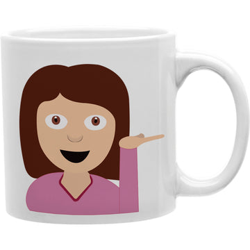 we girl Emoji coffee Mug  Coffee and Tea Ceramic  Mug 11oz